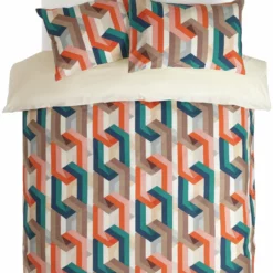 Habitat Cotton Chain Print Multicolor Bedding Set - Single 8 Habitat Cotton Chain Print Multicolor Bedding Set - Single -Habitat Sales Store 2997733 R Z003A