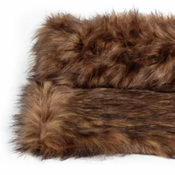 Habitat Faux Fur Throw - Brown - 125x150cm 9 Habitat Faux Fur Throw - Brown - 125x150cm -Habitat Sales Store 3035591 R Z002A
