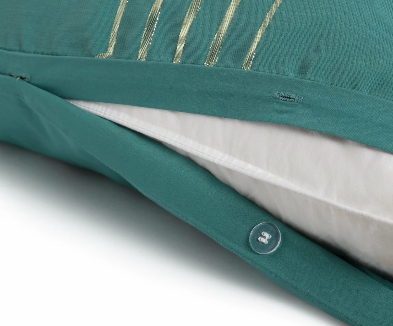 Habitat Geo Jacquard Teal Bedding Set - Double 5 Habitat Geo Jacquard Teal Bedding Set - Double - Image 5