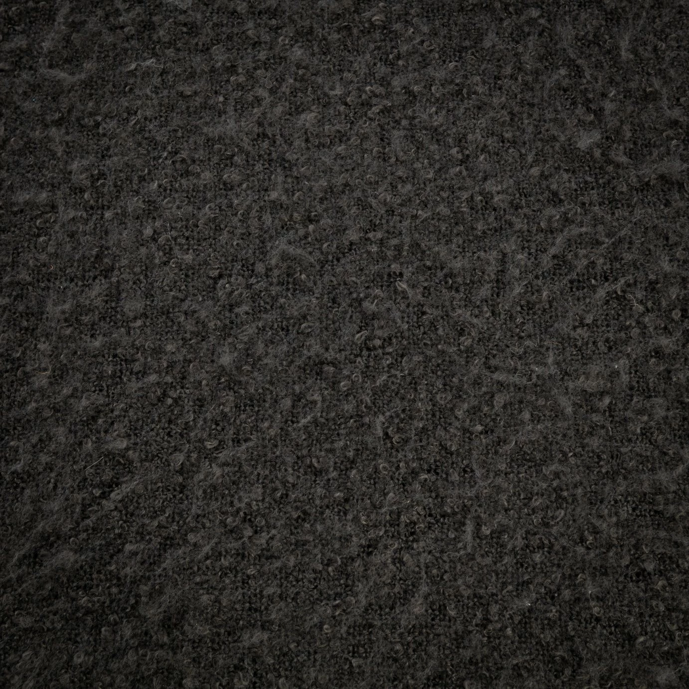 Habitat Faux Mohair Throw - Charcoal - 125X150cm 3 Habitat Faux Mohair Throw - Charcoal - 125X150cm - Image 3