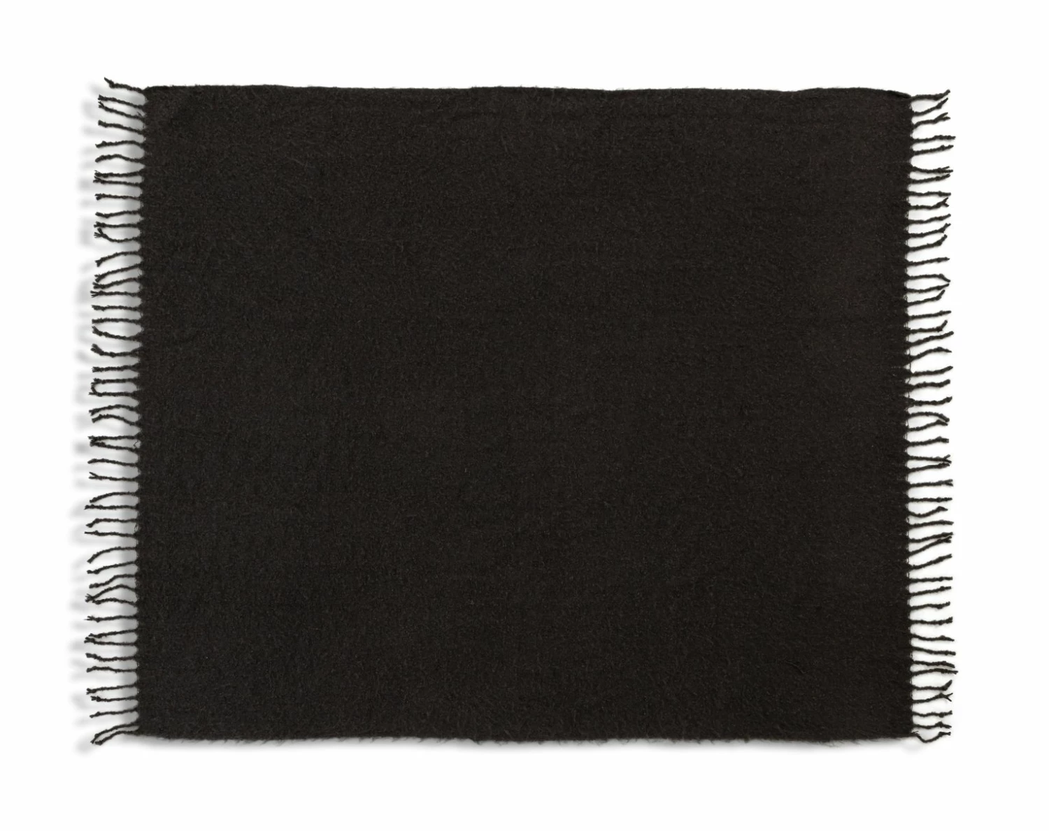 Habitat Faux Mohair Throw - Charcoal - 125X150cm 5 Habitat Faux Mohair Throw - Charcoal - 125X150cm - Image 5