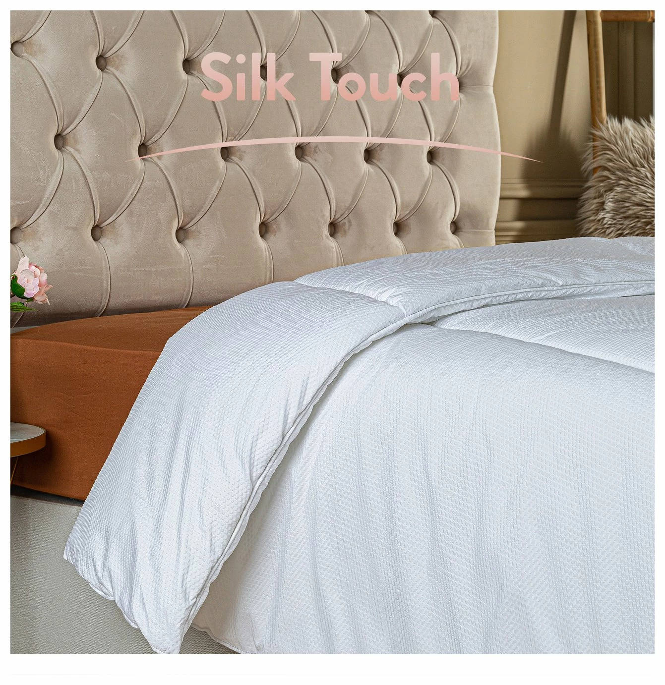 Slumberdown Silk Touch 10.5 Tog Duvet - Single 2 Slumberdown Silk Touch 10.5 Tog Duvet - Single - Image 2