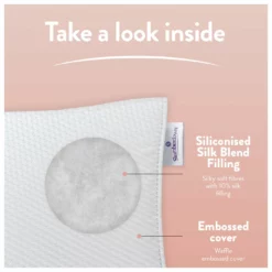 Slumberdown Silk Touch 10.5 Tog Duvet - Single 16 Slumberdown Silk Touch 10.5 Tog Duvet - Single -Habitat Sales Store 3038701 R Z005A