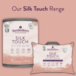 Slumberdown Silk Touch 10.5 Tog Duvet - Single 25 Slumberdown Silk Touch 10.5 Tog Duvet - Single -Habitat Sales Store 3038701 R Z015A