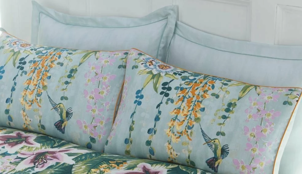 Paoletti Cotton Hanging Gardens 200TC Bedding Set - Double 2 Paoletti Cotton Hanging Gardens 200TC Bedding Set - Double - Image 2