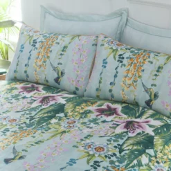 Paoletti Cotton Hanging Gardens 200TC Bedding Set - Double 5 Paoletti Cotton Hanging Gardens 200TC Bedding Set - Double -Habitat Sales Store 3066278 R Z004A
