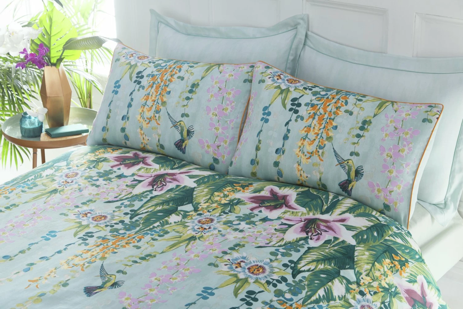 Paoletti Cotton Hanging Gardens 200TC Bedding Set - Double 3 Paoletti Cotton Hanging Gardens 200TC Bedding Set - Double - Image 3