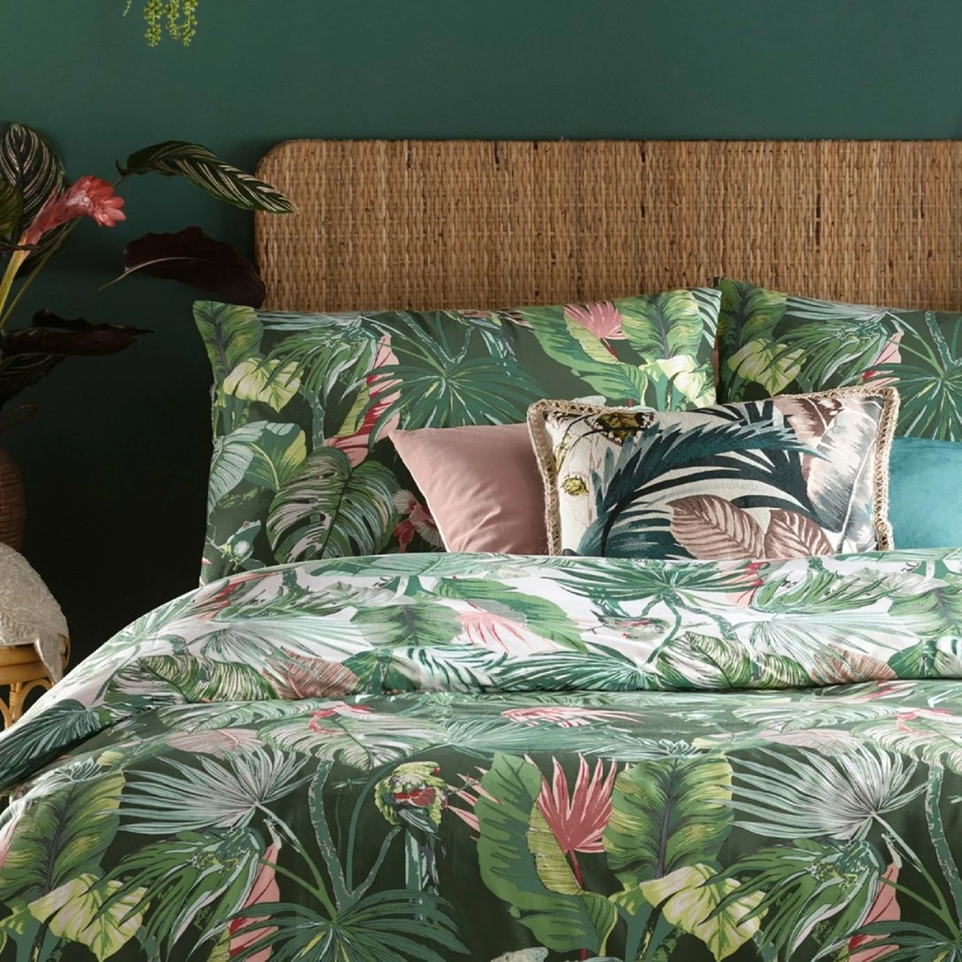 Furn Amazonia Rainforest Green Bedding Set - Single 1 Furn Amazonia Rainforest Green Bedding Set - Single