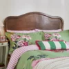 Joules Cotton Pheasant Floral Green Bedding Set - Single