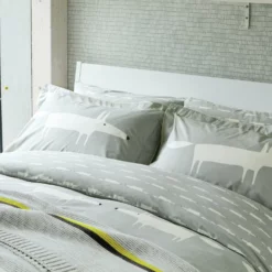 Scion Cotton Mr Fox Silver Bedding Set - Single