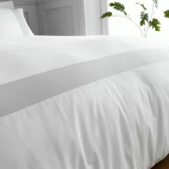 Bianca Cotton 180 TC Tailored White Bedding Set - Double 9 Bianca Cotton 180 TC Tailored White Bedding Set - Double -Habitat Sales Store 3080175 R Z005A