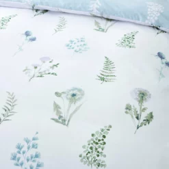 Bianca Egyptian Cotton Flowers White Bedding Set - Double -Habitat Sales Store 3080467 R Z005A