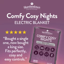 Slumberdown Comfy Cosy Nights Electric Blanket-King -Habitat Sales Store 3082070 R Z002A 1