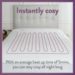 Slumberdown Comfy Cosy Nights Electric Blanket-King -Habitat Sales Store 3082070 R Z006A