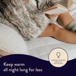 Dreamland Intelliheat Dual Control Mattress Protector-Double -Habitat Sales Store 3114869 R Z003A