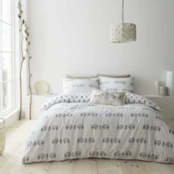 Pineapple Elephant Tembo Natural Bedding Set - King