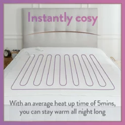 Slumberdown Warm Hugs Electric Blanket - Small Single -Habitat Sales Store 3133259 R Z006A