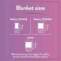 Slumberdown Warm Hugs Electric Blanket - Small Single -Habitat Sales Store 3133259 R Z008A