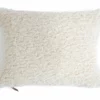 Habitat Faux Shearling Cushion - Oatmeal - 60X40cm