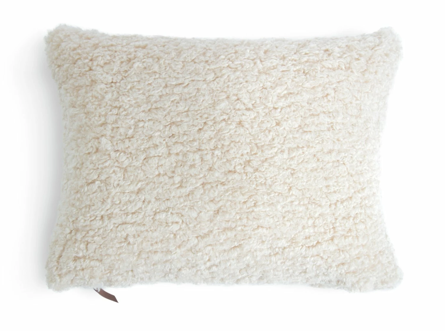 Habitat Faux Shearling Cushion - Oatmeal - 60X40cm 1 Habitat Faux Shearling Cushion - Oatmeal - 60X40cm