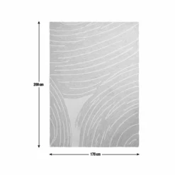 Habitat Hand Tufted Wool & Cotton Rug - Natural -120X170cm 11 Habitat Hand Tufted Wool & Cotton Rug - Natural -120X170cm -Habitat Sales Store 3636574 R Z001E