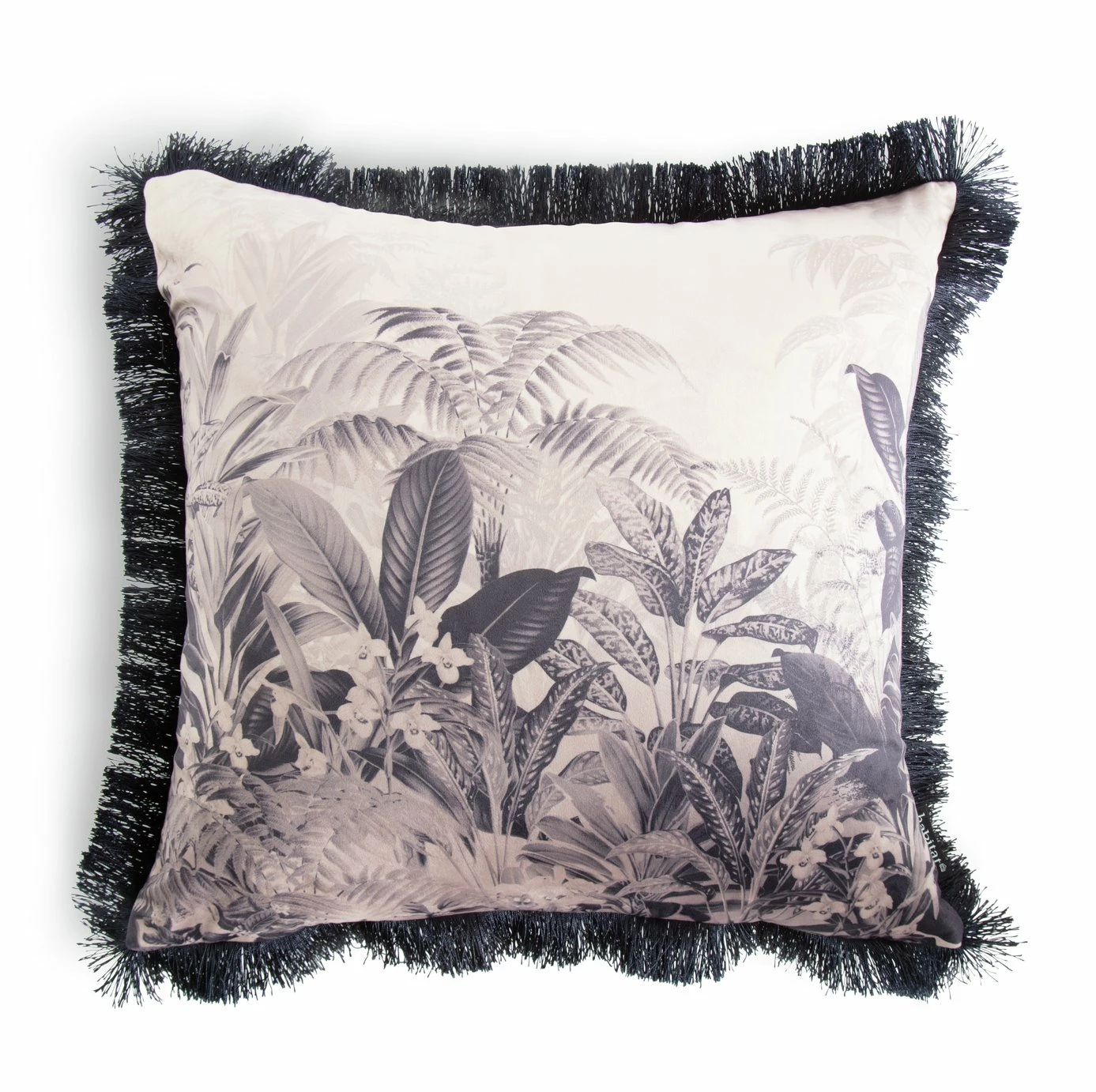 Habitat Tropical Fringed Cushion - Multi - 50x50cm 1 Habitat Tropical Fringed Cushion - Multi - 50x50cm