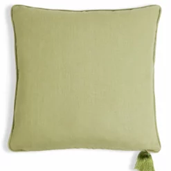 Habitat Embroidered Palm Cushion - Green -43X43cm -Habitat Sales Store 3989290 R Z002A