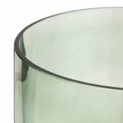 Habitat Medium Glass Hurricane Lantern - Green -Habitat Sales Store 4090865 R Z003A