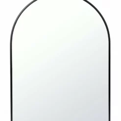 Habitat Arch Metal Wall Mirror - Black - 45x60cm