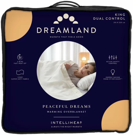 Dreamland Ivory Supersoft Dual Control Overblanket-King 5 Dreamland Ivory Supersoft Dual Control Overblanket-King -Habitat Sales Store 4463973 R Z001A