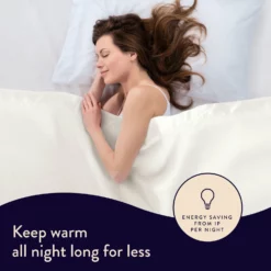 Dreamland Ivory Supersoft Dual Control Overblanket-King -Habitat Sales Store 4463973 R Z003A