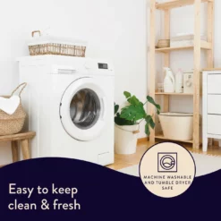 Dreamland Ivory Supersoft Dual Control Overblanket-King -Habitat Sales Store 4463973 R Z008A