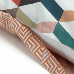 Habitat Geometric ZigZag Multicolour Bedding Set - Single -Habitat Sales Store 4529257 R Z004A
