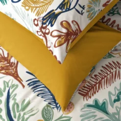 Habitat Artisan Bird Print Multicolor Bedding Set - Single -Habitat Sales Store 4662231 R Z002C