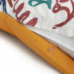 Habitat Artisan Bird Print Multicolor Bedding Set - Single -Habitat Sales Store 4662231 R Z003A