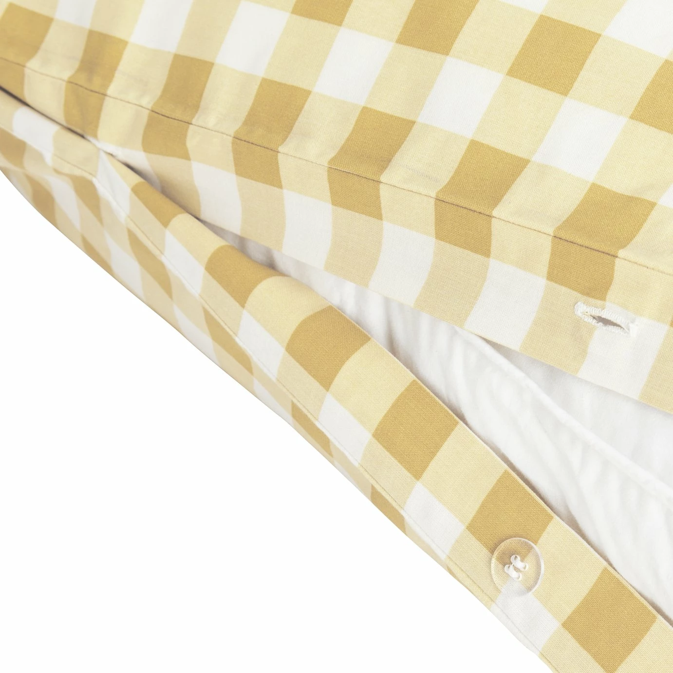 Habitat Herbalist Plain Gingham Yellow Bedding Set - Single 4 Habitat Herbalist Plain Gingham Yellow Bedding Set - Single - Image 4