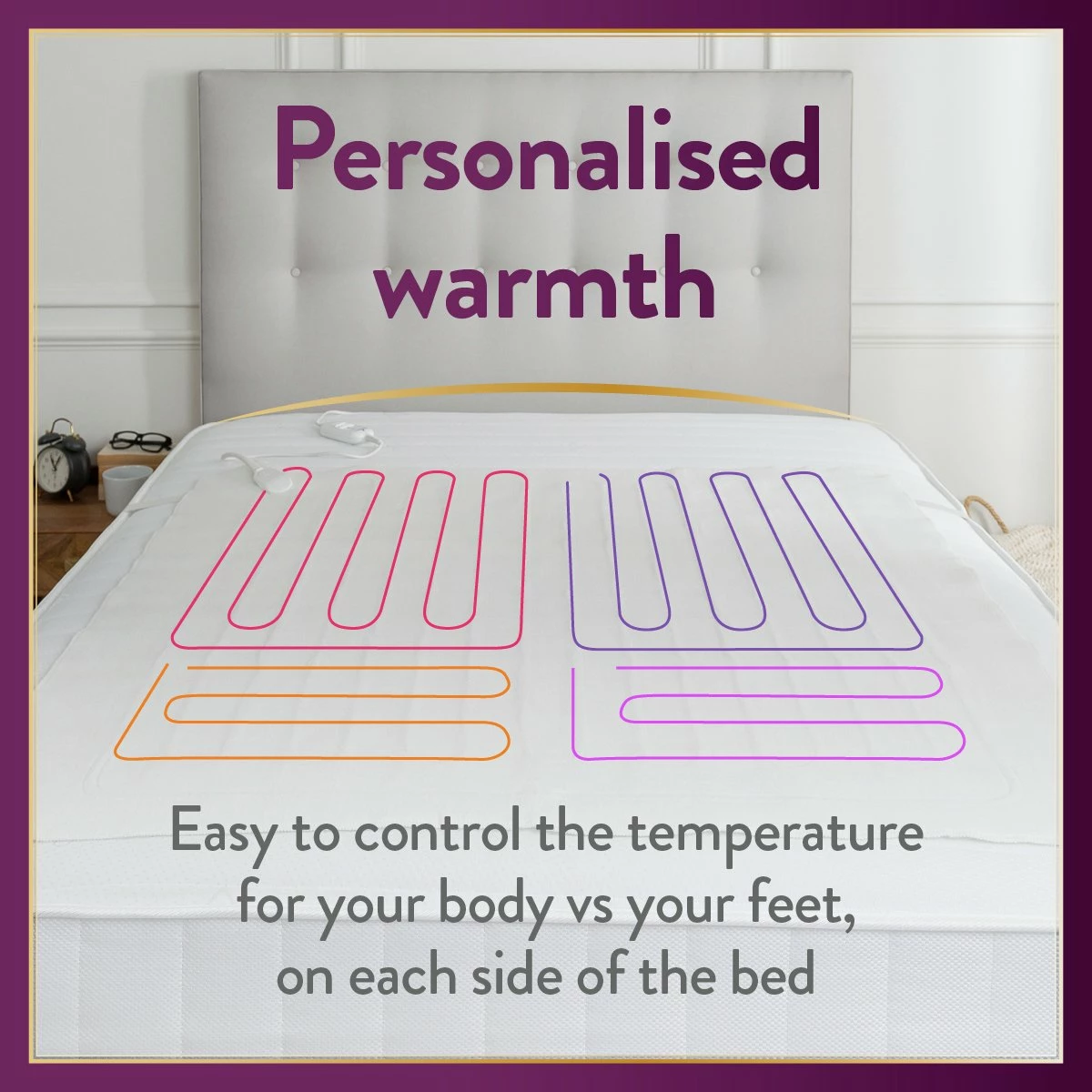 Slumberdown Perfectly Warm Luxury Electric Blanket-King Dual 5 Slumberdown Perfectly Warm Luxury Electric Blanket-King Dual - Image 5