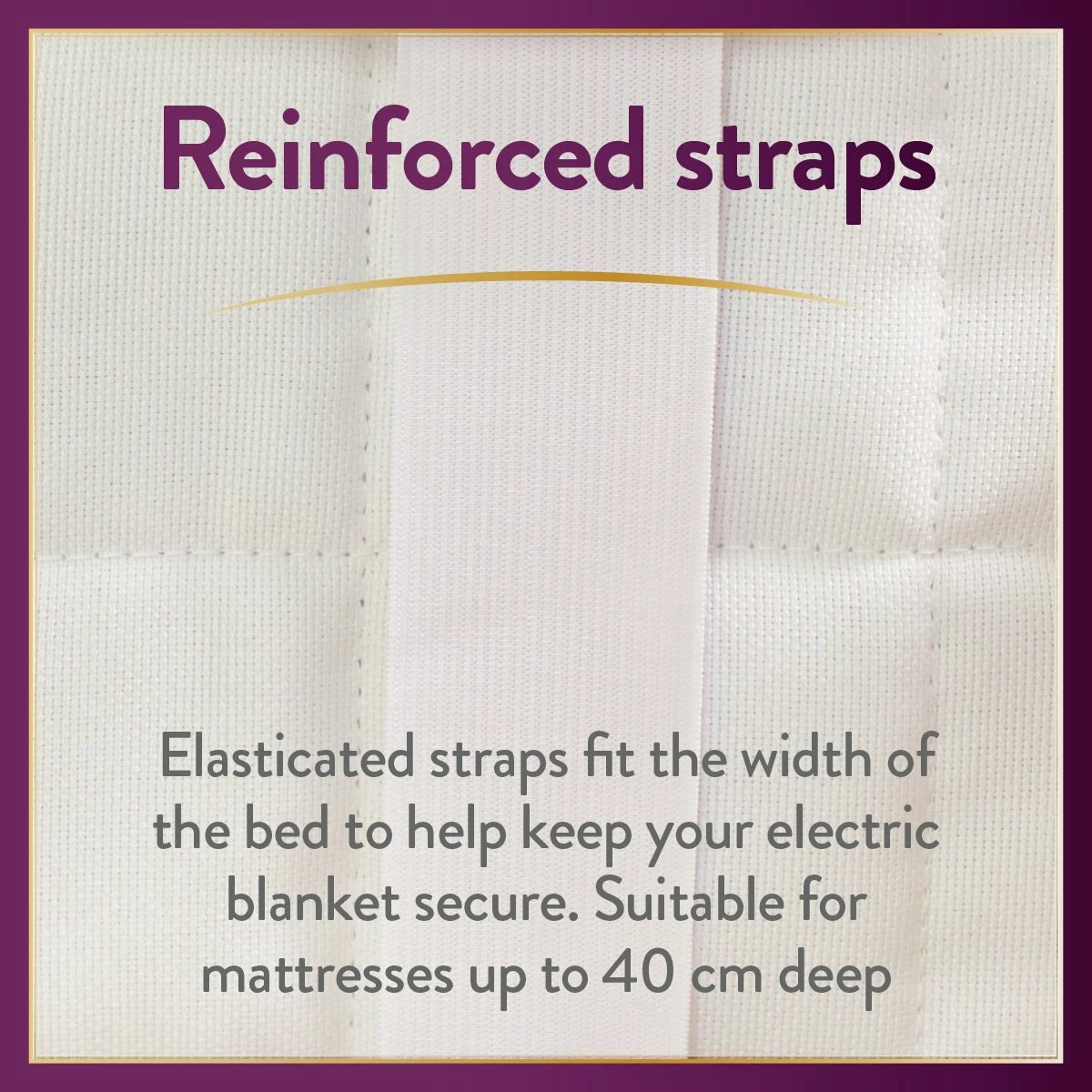 Slumberdown Perfectly Warm Luxury Electric Blanket-King Dual 9 Slumberdown Perfectly Warm Luxury Electric Blanket-King Dual - Image 9