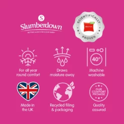 Slumberdown Climate Comfort 10.5 Tog Duvet - Single -Habitat Sales Store 4843249 R Z011A