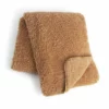 Habitat Snuggle Fleece Throw - Mocha - 125X150cm