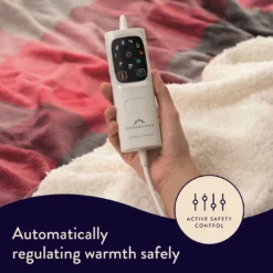 Dreamland Sherpa Tartan Reversible Overblanket -Habitat Sales Store 4883333 R Z006A