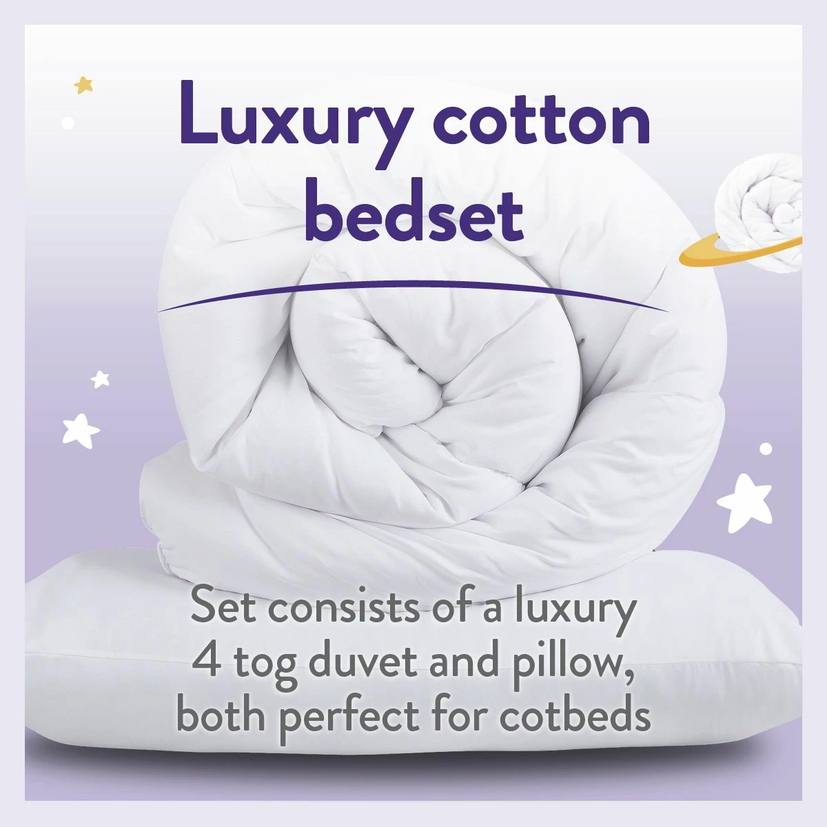 Slumberdown Soft Touch Anti Allergy 4 Tog Kids Duvet-Toddler 3 Slumberdown Soft Touch Anti Allergy 4 Tog Kids Duvet-Toddler - Image 3