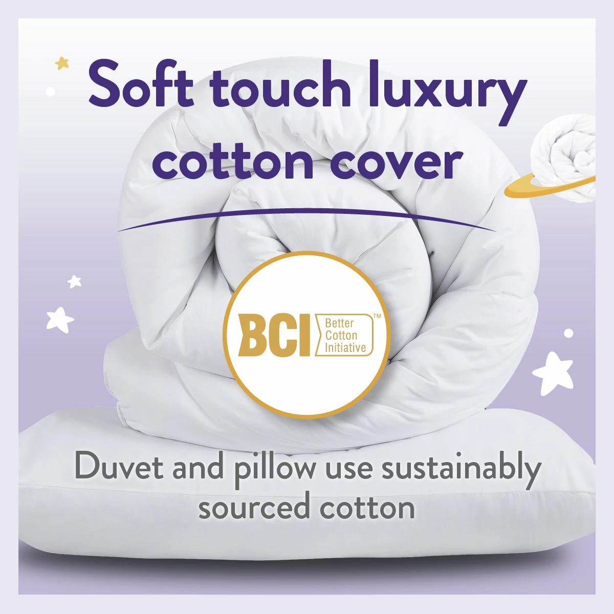 Slumberdown Soft Touch Anti Allergy 4 Tog Kids Duvet-Toddler 4 Slumberdown Soft Touch Anti Allergy 4 Tog Kids Duvet-Toddler - Image 4