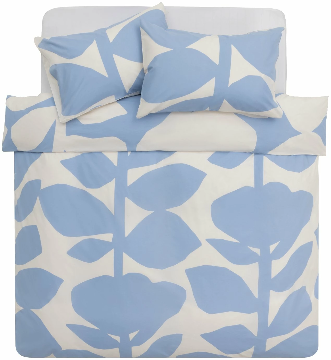 Habitat 180TC Abstract Floral Blue Bedding Set - Single 5 Habitat 180TC Abstract Floral Blue Bedding Set - Single - Image 5