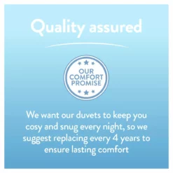 Slumberdown Cotton Comfort 10.5 Tog Duvet - Single -Habitat Sales Store 7878125 R Z009A