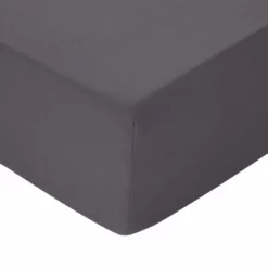 Habitat Sales Store 26 Habitat Brushed Cotton Charcoal Fitted Sheet - Toddler