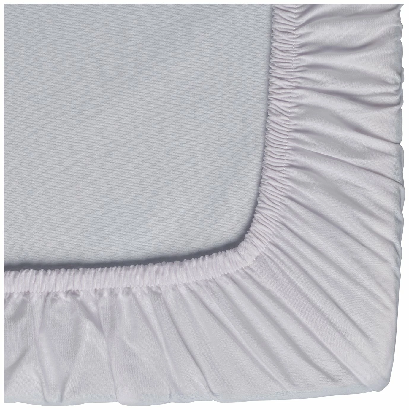 Habitat Pure Cotton 200TC White Fitted Sheet - Single 2 Habitat Pure Cotton 200TC White Fitted Sheet - Single - Image 2
