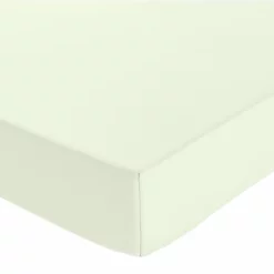 Habitat Pure Cotton 200TC Cream Deep Fitted Sheet - Single