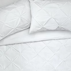 Habitat Hadley Pintuck White Bedding Set - Double 9 Habitat Hadley Pintuck White Bedding Set - Double -Habitat Sales Store 8108612 R Z005A