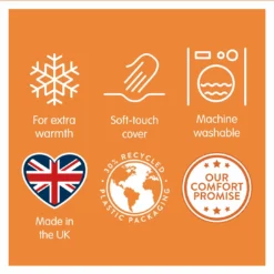 Slumberdown Extra Warm 15 Tog Duvet - Single -Habitat Sales Store 8268260 R Z009A